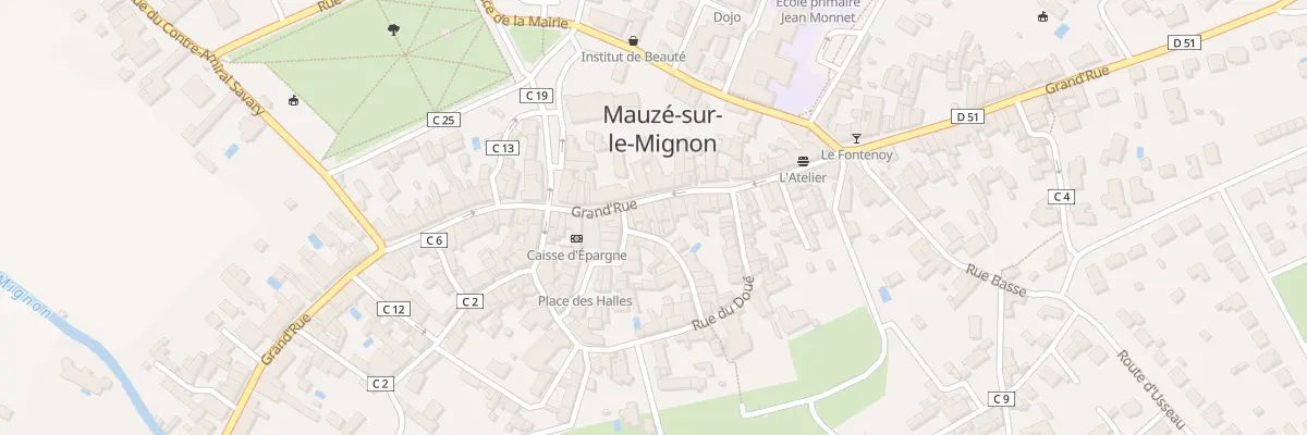Plan du 79 Grand Rue à Mauzé-sur-le-Mignon