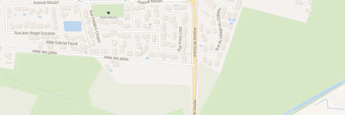 Plan du 26 Rue Franz Liszt au Taillan-Médoc