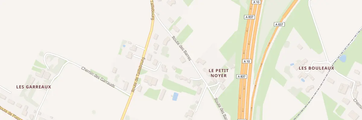 Plan du 2B Rte des Barres à Écurat
