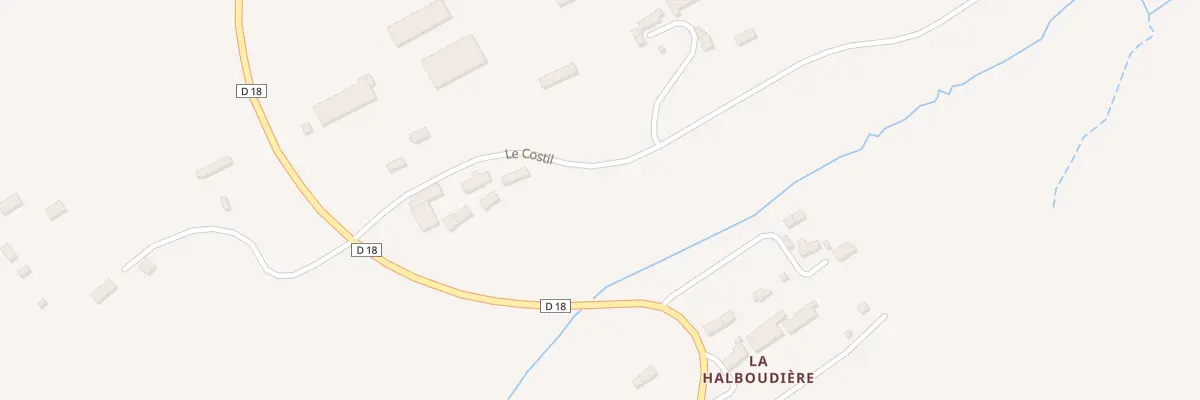 Plan du 58 Le Costil à Moncy