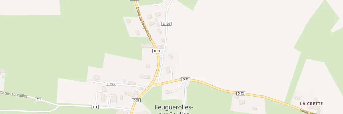 Plan du 8 Imp Vimonderie - Feuguerolles à Aurseulles