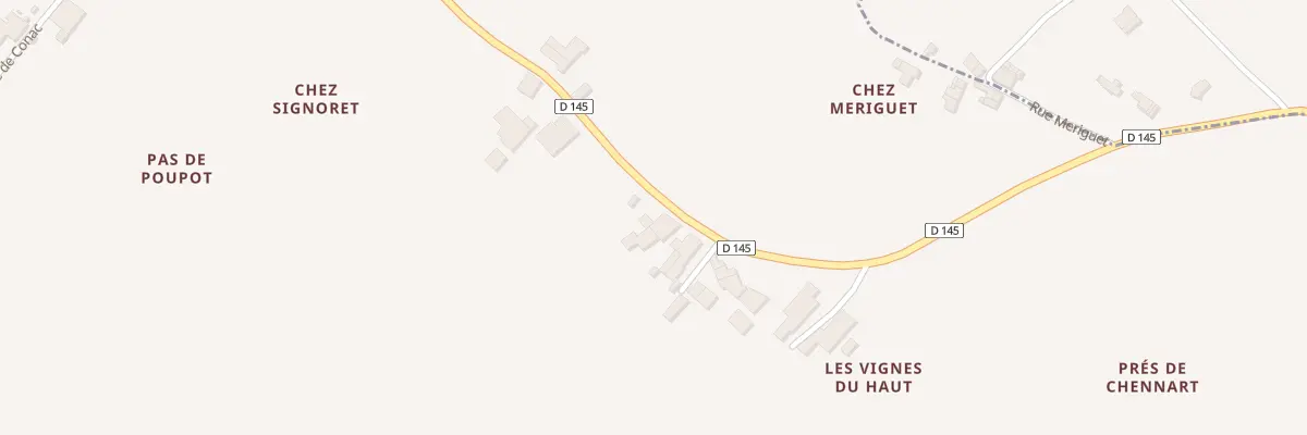 Plan du 144 Rte de Saint-bonnet à Saint-Sorlin-de-Conac