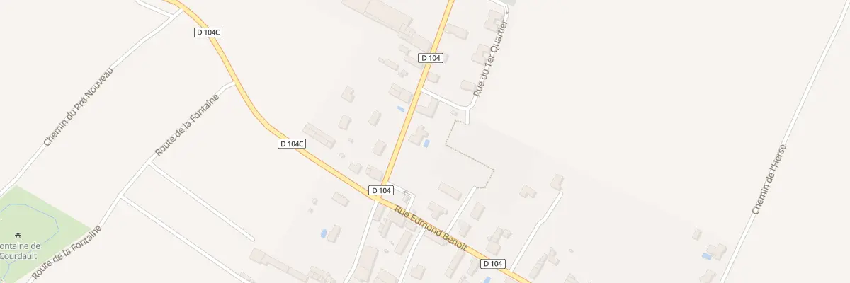 Plan du 16 Rue du moulin à Bouillé-Courdault