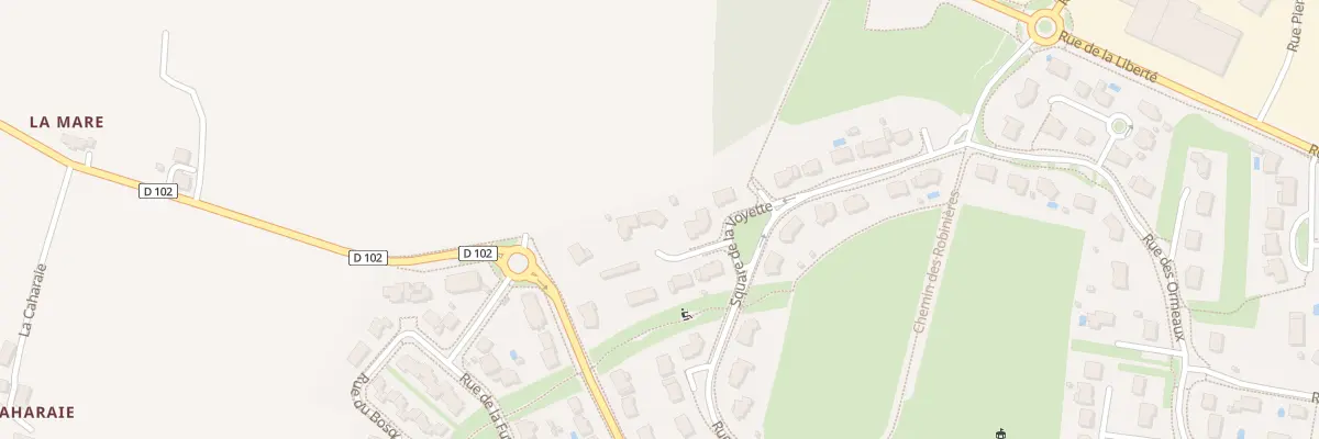 Plan du 2 Sq de la Voyette à Saint-Léger-de-Linières