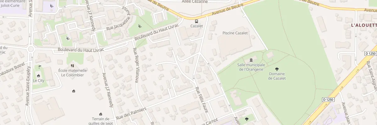 Plan du 35 Rue Félix Faure à Pessac