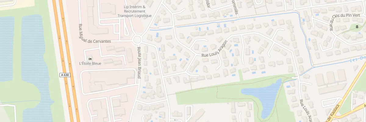 Plan du 90 Rue Louis Aragon à Mérignac