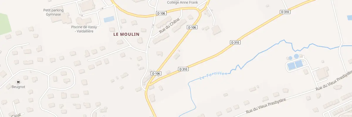 Plan du 4 Rue du College - Vassy à Valdallière