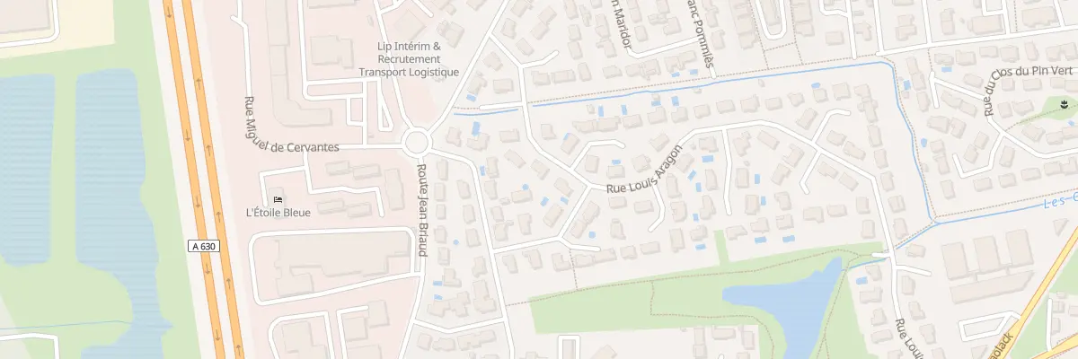 Plan du 94 Rue Louis Aragon à Mérignac
