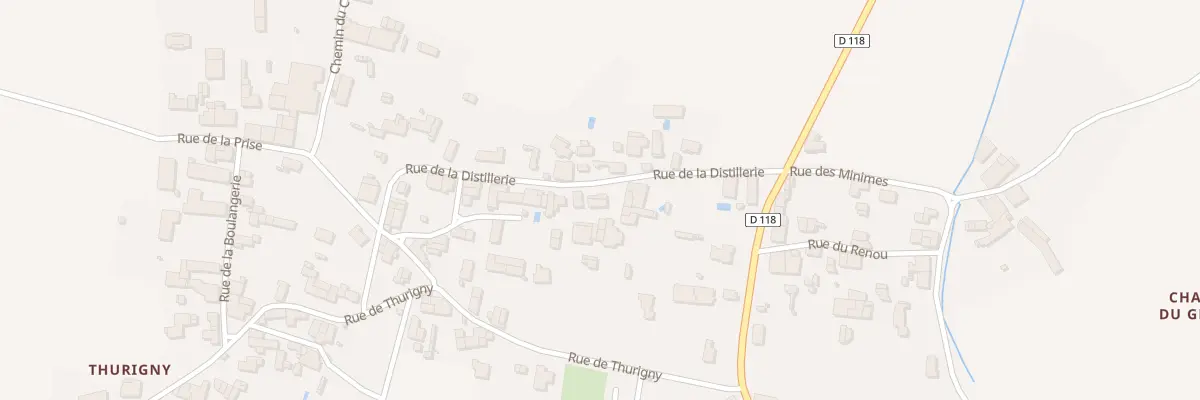 Plan du 7 Rue de la Distillerie à Saint-Saturnin-du-Bois