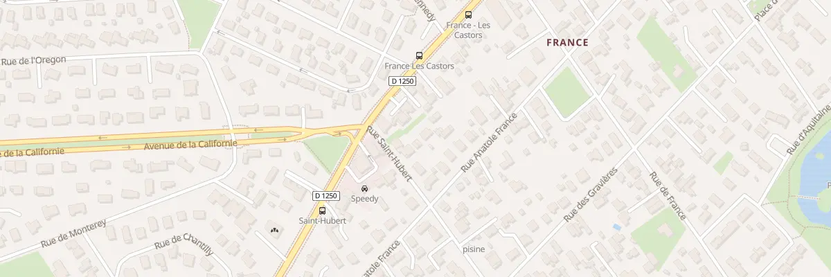Plan du 6 Rue Saint Hubert à Pessac