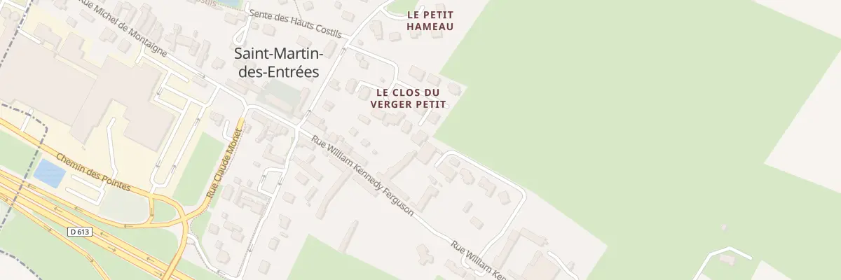 Plan du 1 Rue des Pruniers à Saint-Martin-des-Entrées