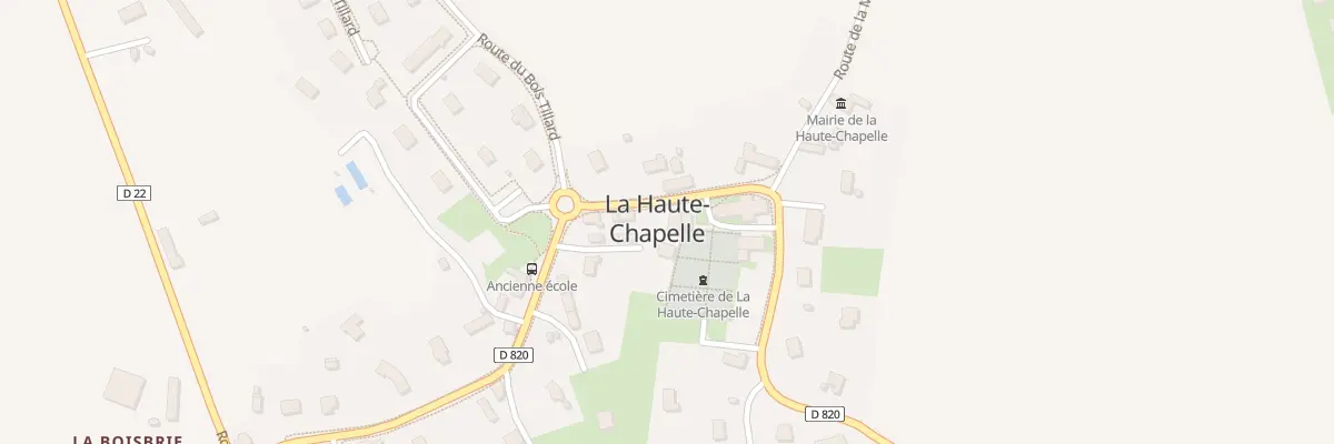 Plan du 410 Rte de la Haute Chapelle à Domfront en Poiraie