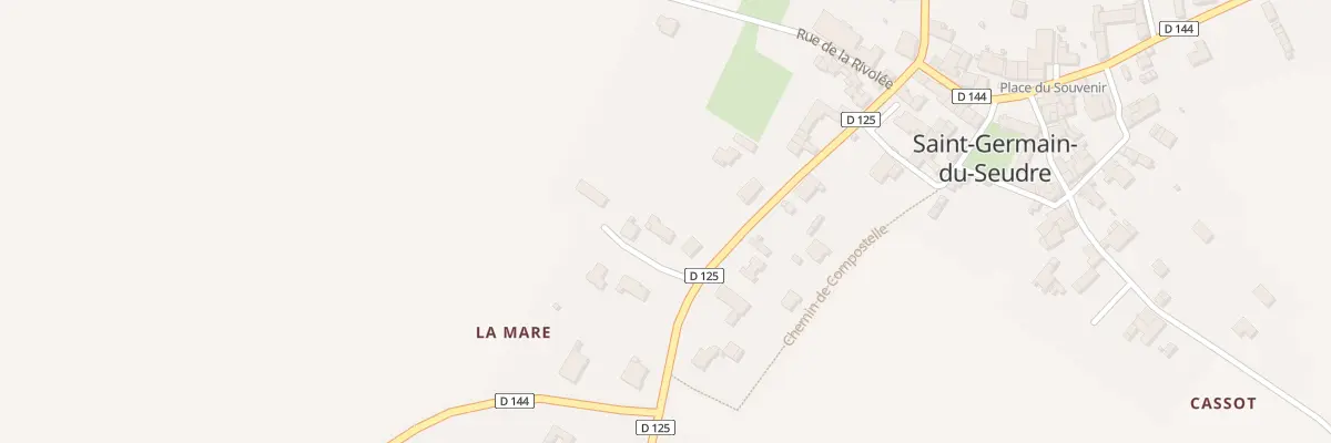 Plan du 2 Imp de la Mare à Saint-Germain-du-Seudre