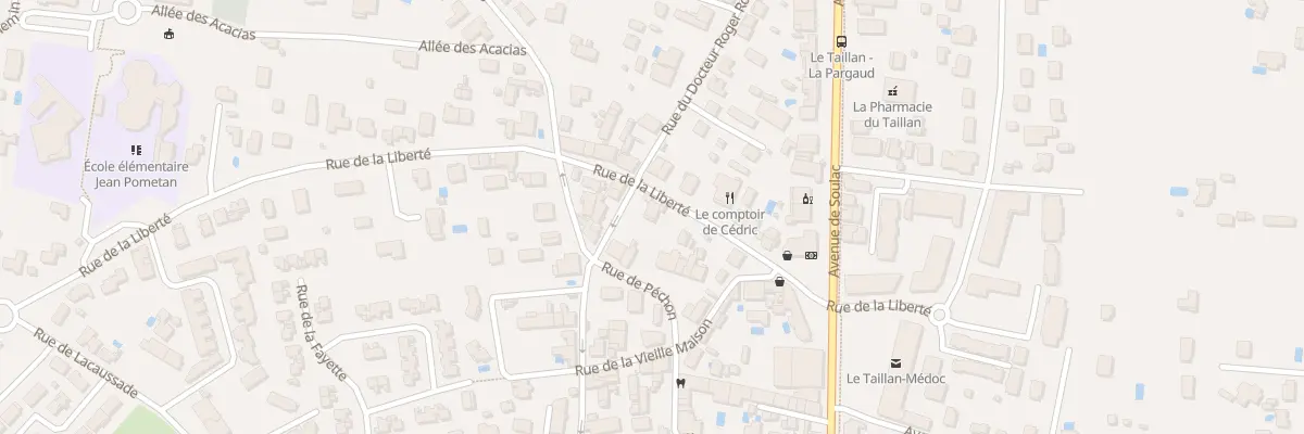 Plan du 13 Rue de la Liberté au Taillan-Médoc