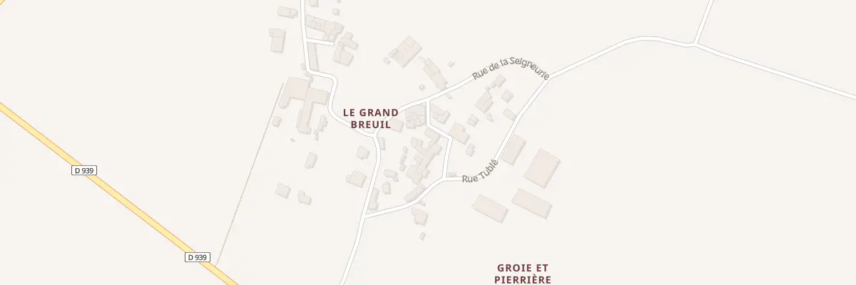 Plan du 34 Rue du Tisserand à Breuil-la-Réorte