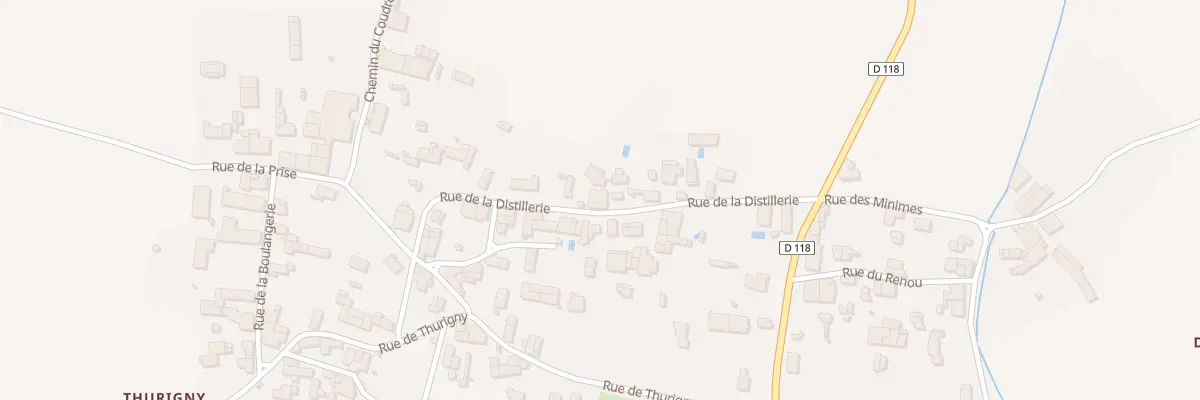 Plan du 12 Rue de la Distillerie à Saint-Saturnin-du-Bois