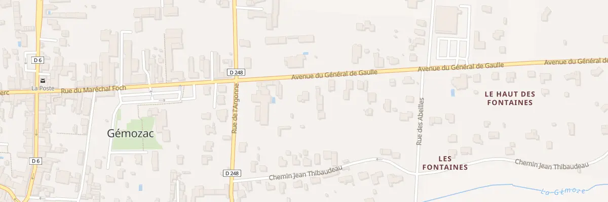 Plan du 6235 Av du Gen de Gaulle à Chadenac