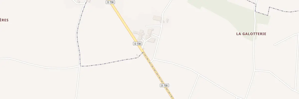 Plan du 3 Chez Sauret à Saint-Ciers-du-Taillon