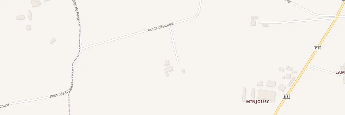 Plan du 581 Rte de Hauriet à Montaut