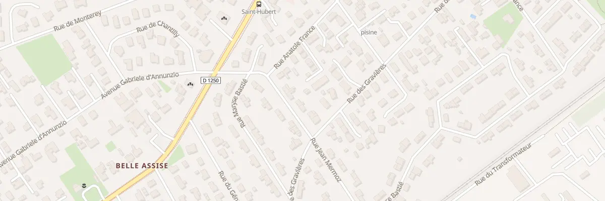 Plan du 13 Rue Jean Mermoz à Pessac