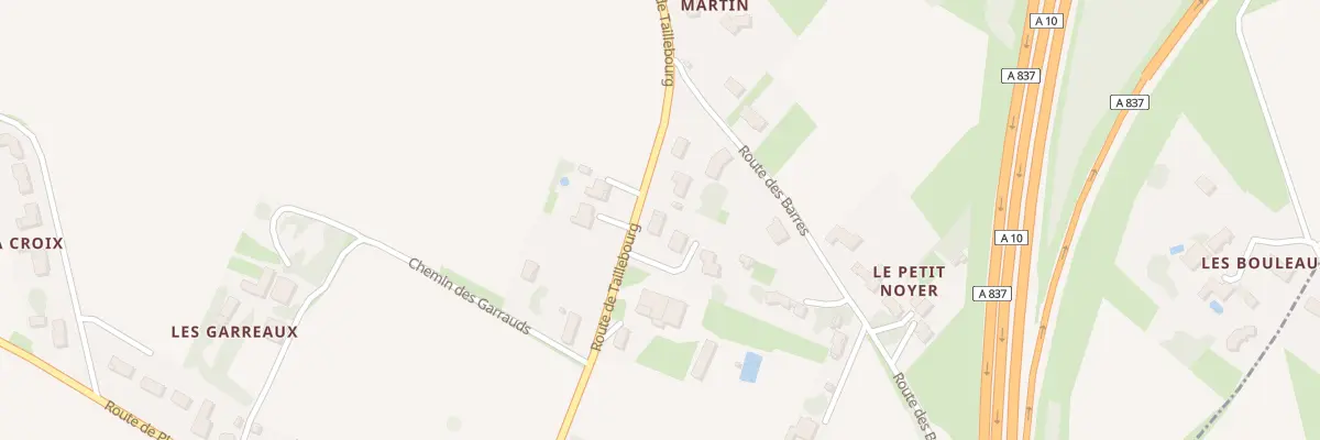 Plan du 16 Rte de Taillebourg à Écurat