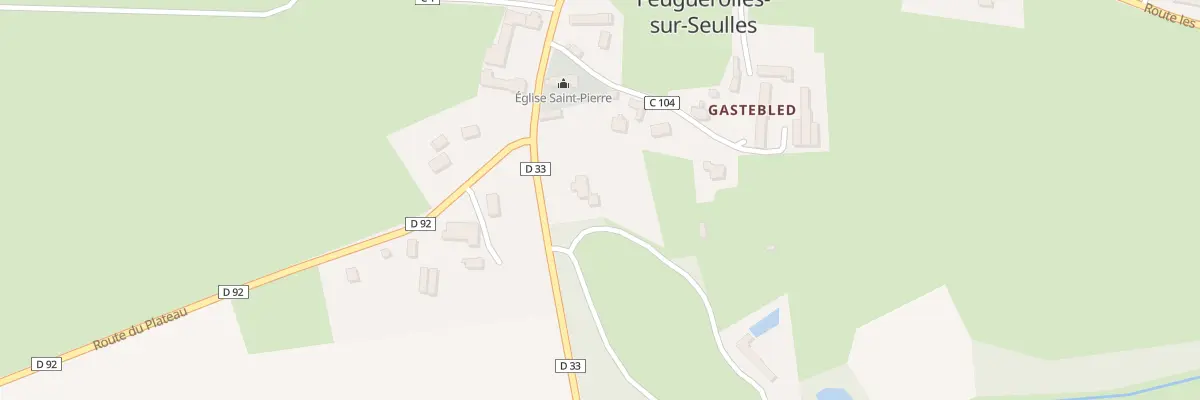 Plan du 913 Rte des 3 Ponts Feuguerolles à Aurseulles