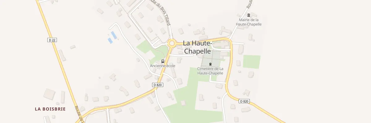 Plan du 300 Rte de la Haute Chapelle à Domfront en Poiraie