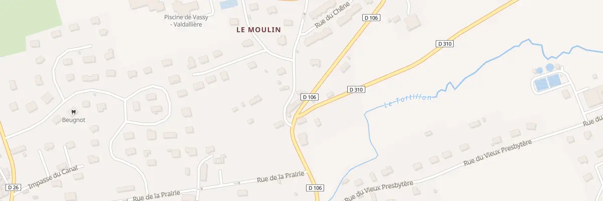 Plan du 7 Rue du College - Vassy à Valdallière