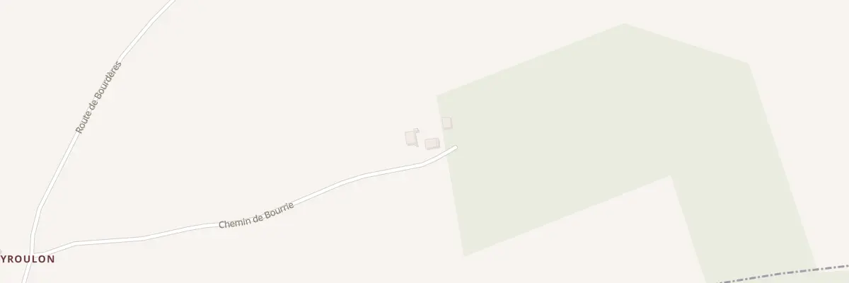 Plan du 551 Che de Bourrie à Marpaps