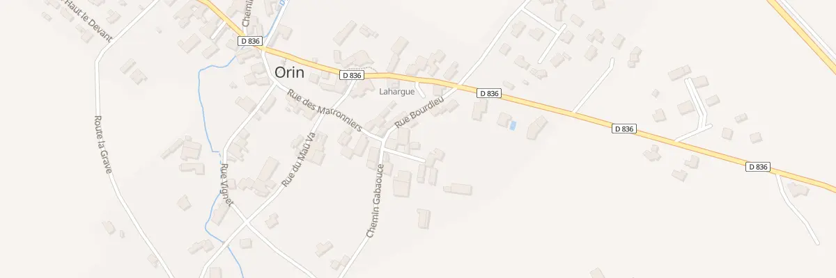 Plan du 2 Imp Maïtena à Orin
