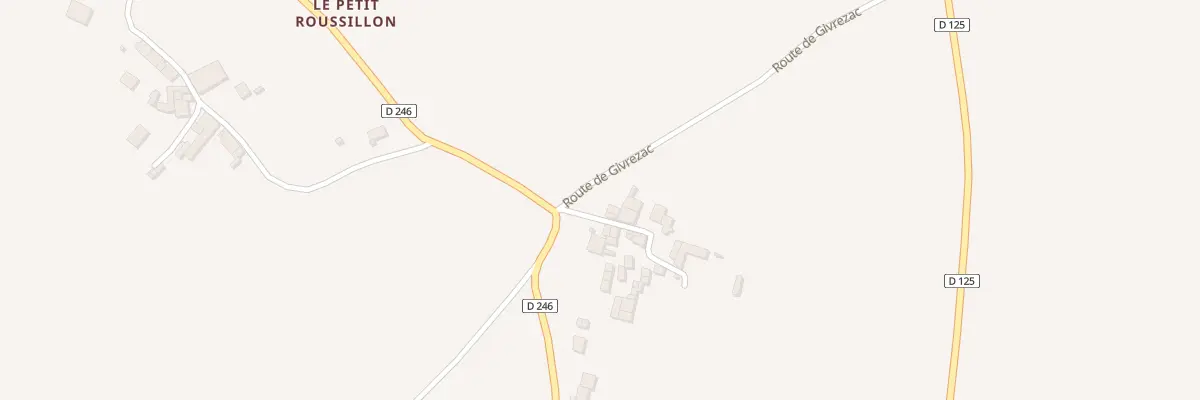 Plan du 3 Rte de Givrezac à Saint-Germain-du-Seudre