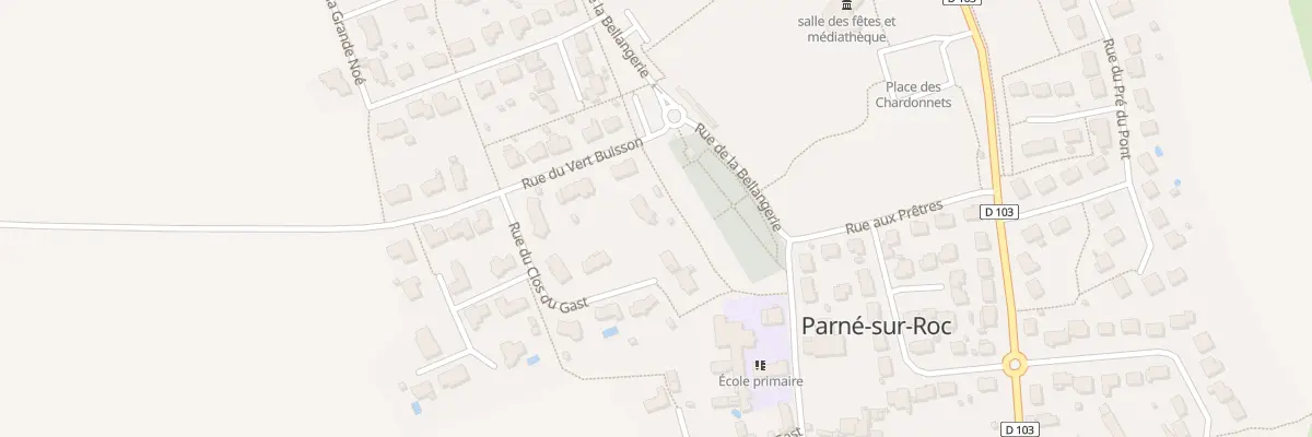 Plan du 7 Rue du Clos du Gast à Parné-sur-Roc
