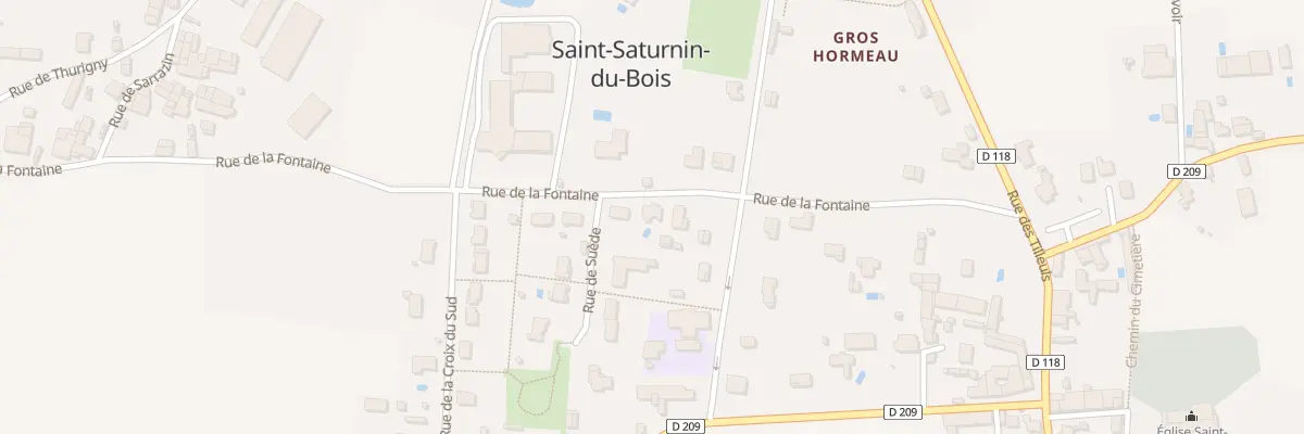 Plan du 17 Rue de la Fontaine à Saint-Saturnin-du-Bois