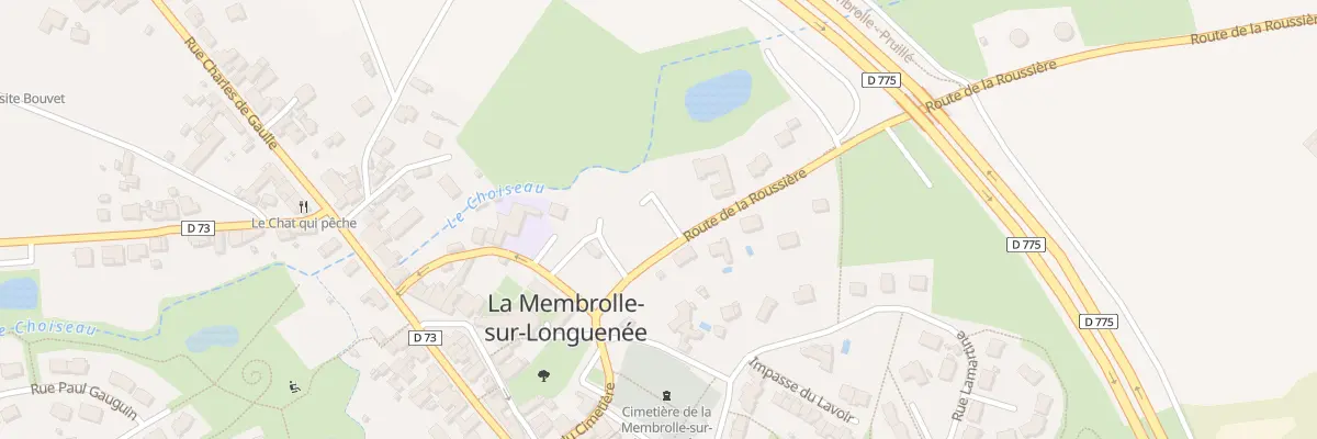 Plan du 9 Rte de la Roussiere (Membrolle à Longuenée-en-Anjou