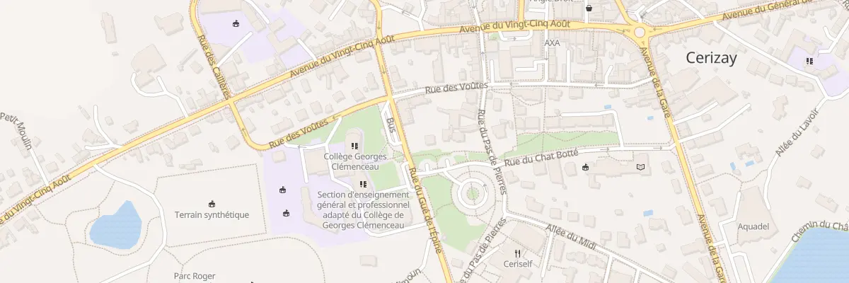 Plan du 3T Rue du Gue de l’Epine à Cerizay