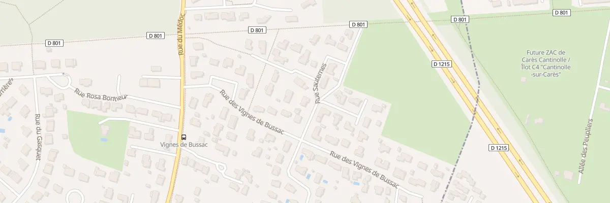 Plan du 38 Rue Sauternes au Haillan