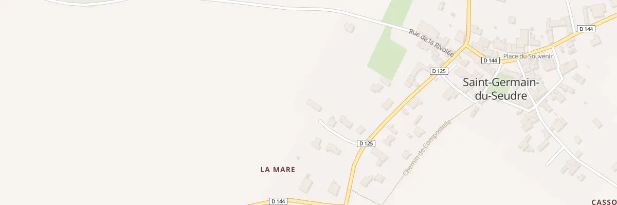 Plan du 4 Imp de la Mare à Saint-Germain-du-Seudre