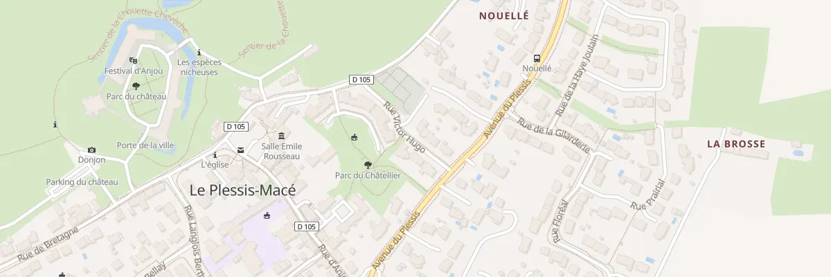 Plan du 6 Rue Victor Hugo à Longuenée-en-Anjou