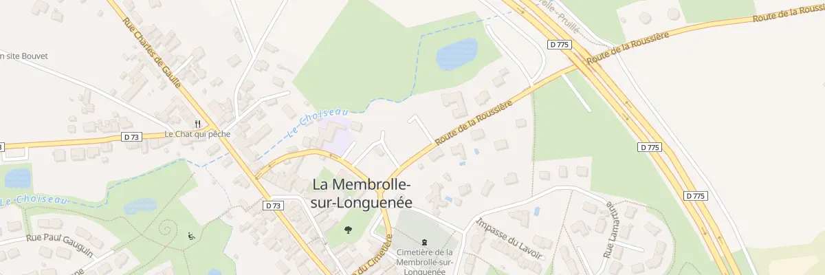 Plan du 7 Rte de la Roussiere (Membrolle à Longuenée-en-Anjou