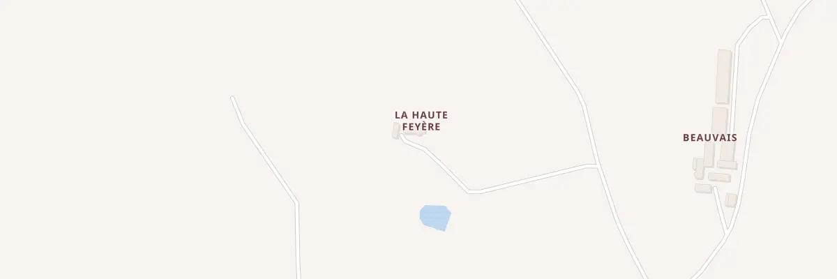 Plan du 1 La Haute Feyere à Fromentières