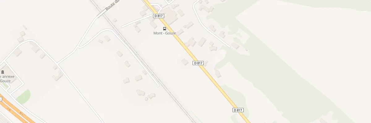 Plan du 18 Rte Dep 817 Gouze à Mont
