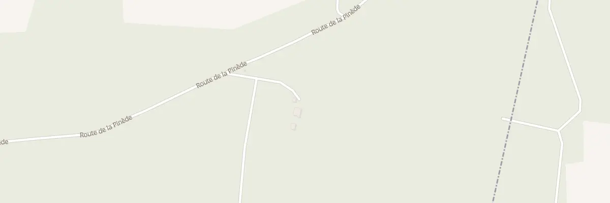 Plan du 1100 Rte de la Pinède à Meilhan