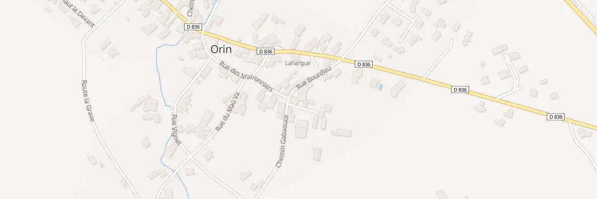 Plan du 6 Rue Bourdieu à Orin