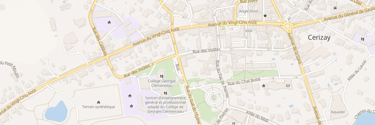 Plan du 3B Rue du Gue de l’Epine à Cerizay