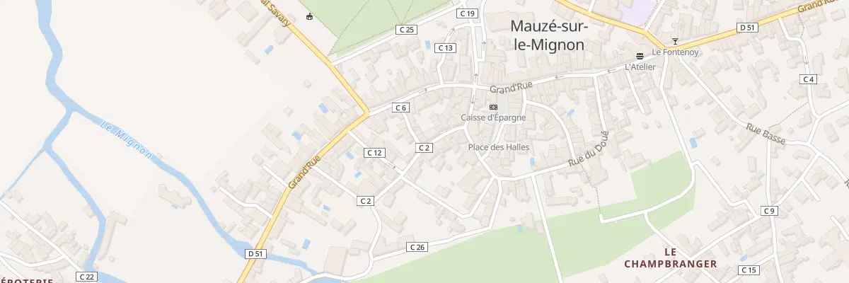 Plan du 6 Rue des Maçons à Mauzé-sur-le-Mignon