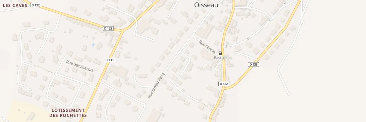 Plan du 2 Imp Ernest Ferré à Oisseau