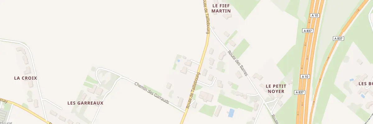 Plan du 23 Rte de Taillebourg à Écurat
