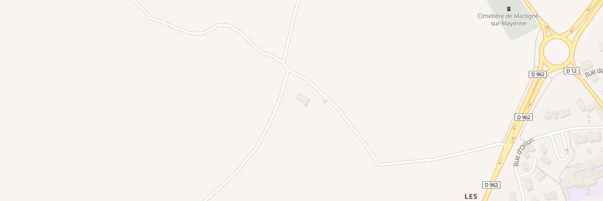 Plan du 1 Le Clos Aux Dames à Martigné-sur-Mayenne