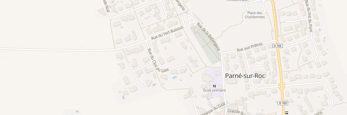 Plan du 5 Rue du Clos du Gast à Parné-sur-Roc