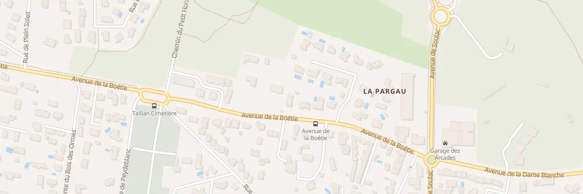 Plan du 22 Av de la Boétie au Taillan-Médoc